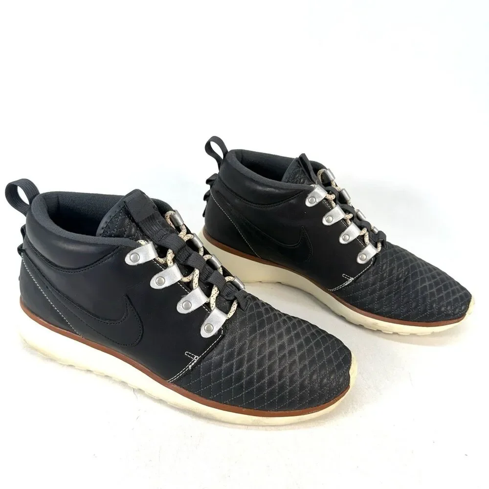 Nike Roshe Run Sneakerboot QS Quilted 2013 Men’s Size 12 Black 639165-001